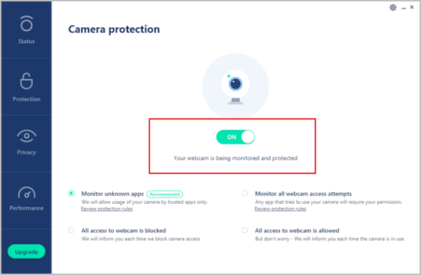 antivirus camerabeveiliging
