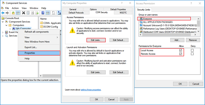 Wijzig DCOMCnfg.exe-instellingen