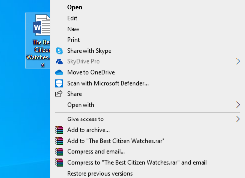 corrupte bestanden met compressietool step1