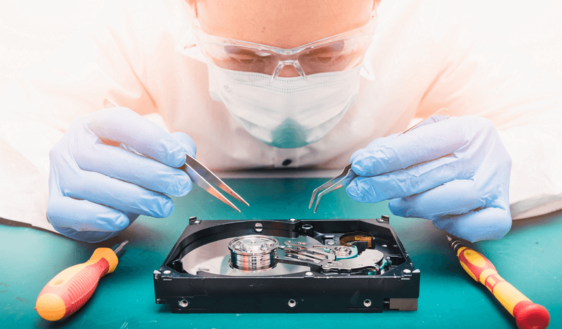 verwijderde bestanden herstellen met de gegevensherstelservice