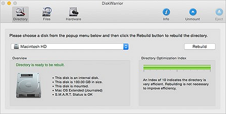 Disk Warrior-software-interface