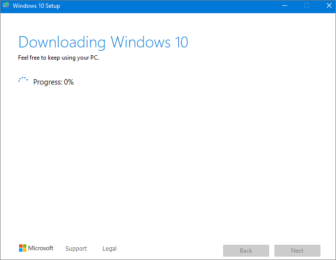 begin ISO-bestand te downloaden