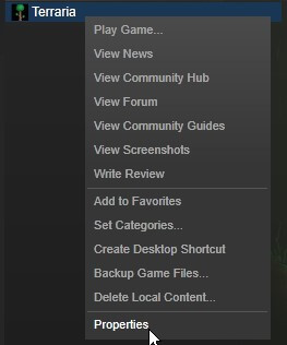 repareer Terraria laden mislukt geen back-up gevonden -1