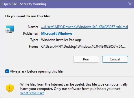is niet allemaal kb4023057