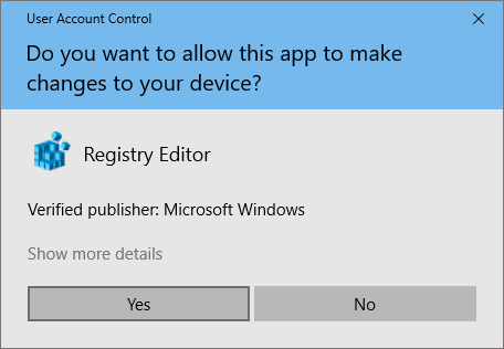 Register-editor openen