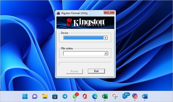 kingston usb-reparatietool