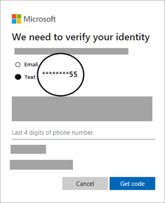 code ophalen om identiteit te verifiëren