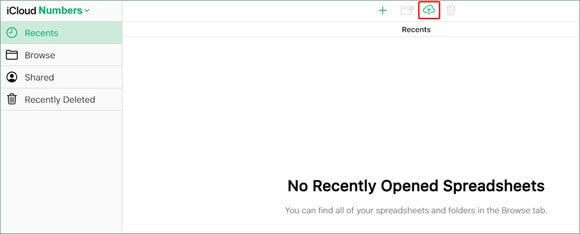 open Numbers-bestand in Excel met iCloud - 2