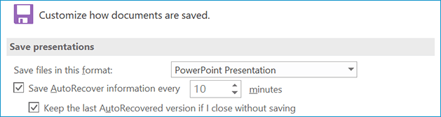 AutoHerstel-functie inschakelen