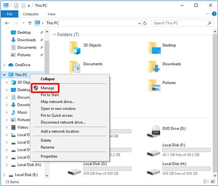 selecteer stuurprogramma beheren