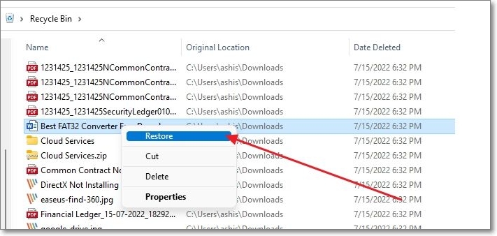 herstellen uit prullenbakken