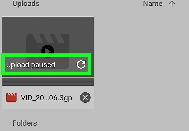hervatten google schijf uploads op telefoons