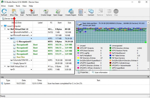 kies de bestandsoptie