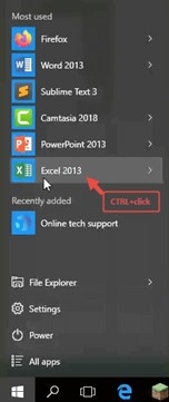 repareer excel plakken en kopiëren fout in de veilige modus