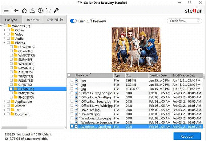 Stellar Data Recovery Stap 3
