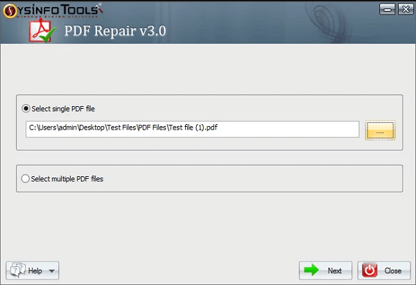 sysinfo pdf repair