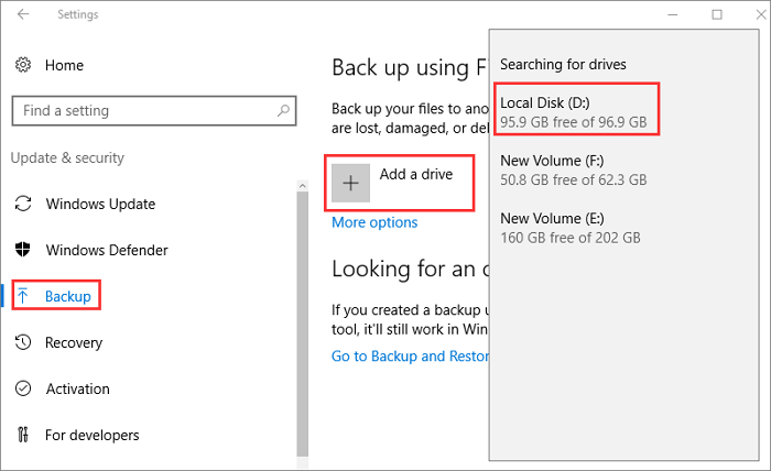 Schakel bestandsgeschiedenis in - 1