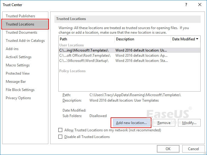 Bladeren om een nieuwe locatie te kiezen