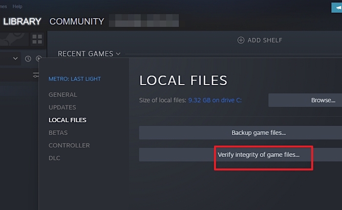 de integriteit van Steam-games verifiëren