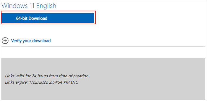 win11 ISO-bestand 64-bits downloaden
