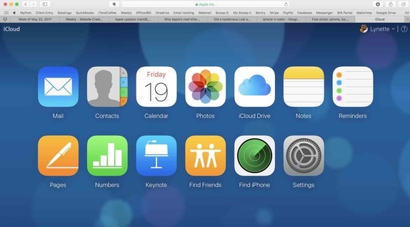 Controleer of je een icloud-back-up hebt
