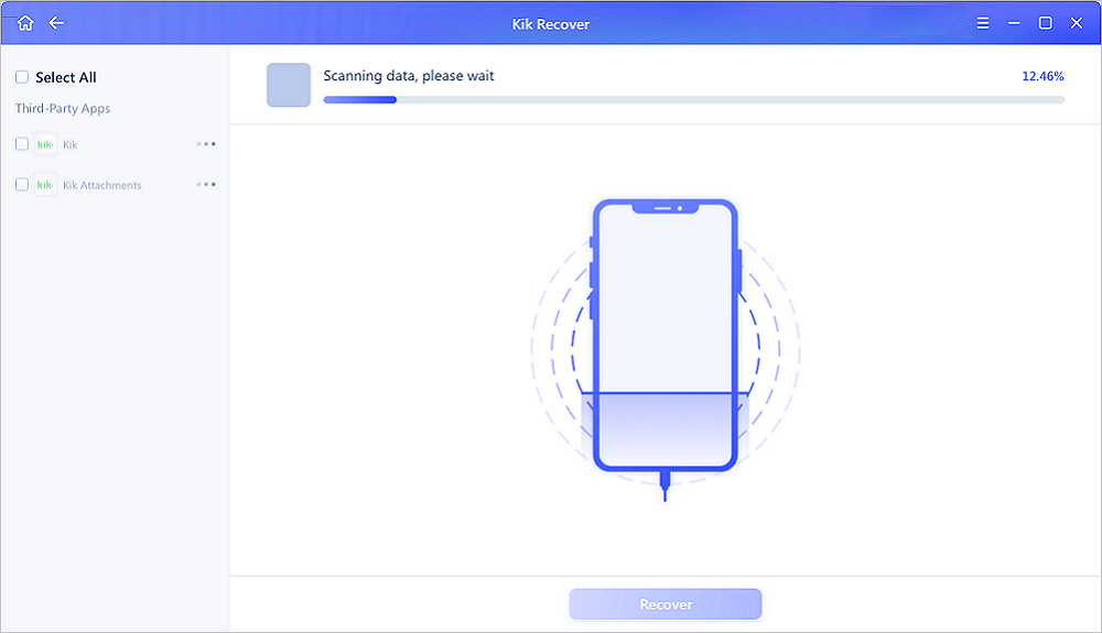 kik-gegevens herstellen van iPhone - 3