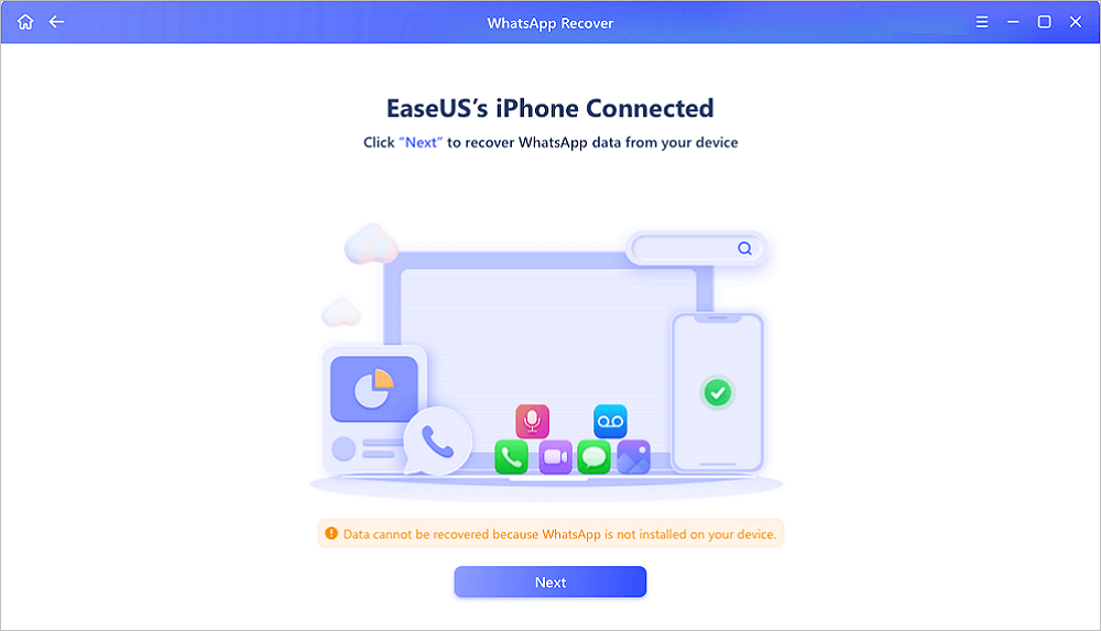 WhatsApp-gegevens herstellen van iPhone2
