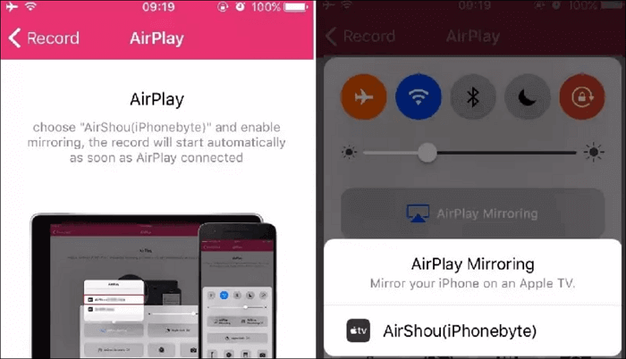 videochat opnemen airshou