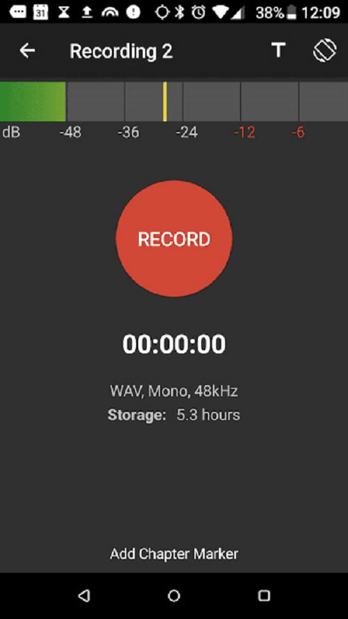 wav-bestandsrecorder Android