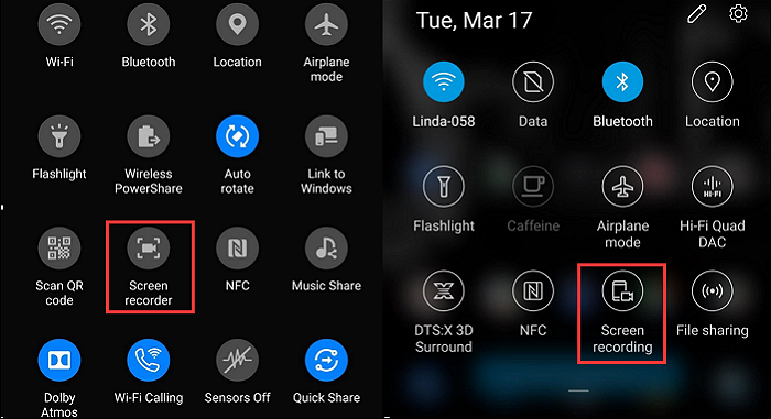 ingebouwde applicatie voor Android