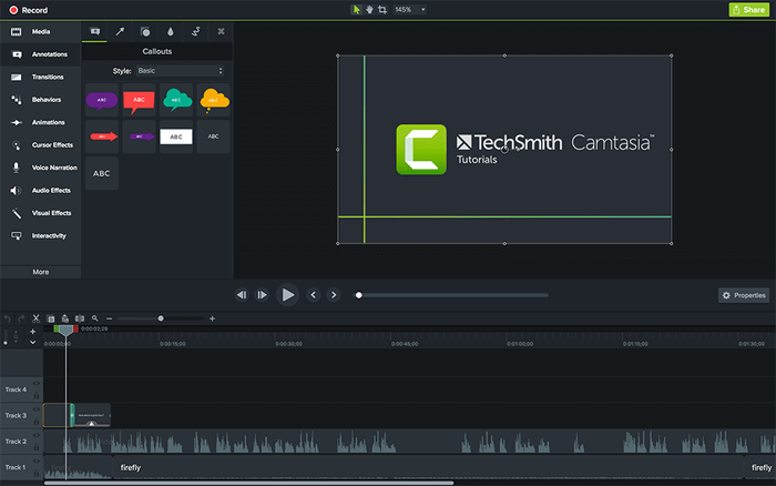 MP4-video opnemen met Camtasia