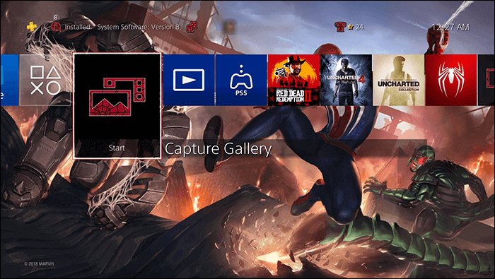 begin met opnemen op PS4