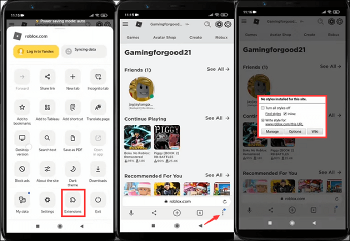 roblox-achtergrond of -thema wijzigen