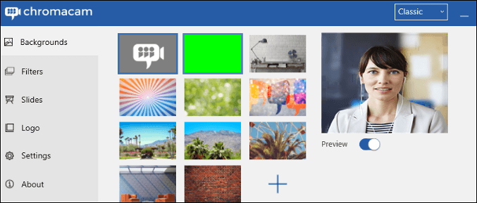 chromacam achtergrond