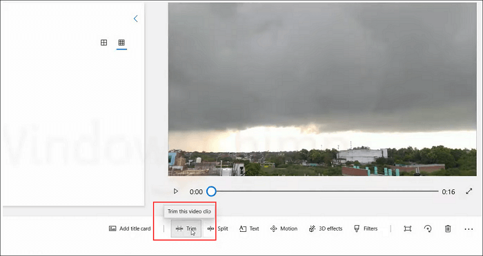 Video bijsnijden op Windows 10