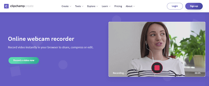 clipchamp webcamrecorder