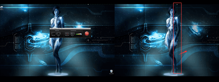 Slepen en neerzetten groene stippellijn