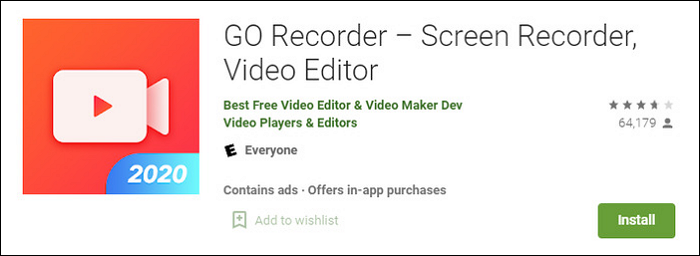 Go-recorder voor Android-gebruikers
