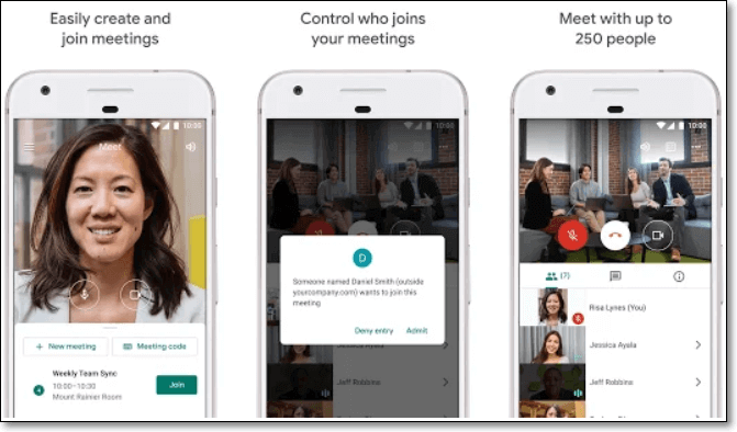 Google-meeting opnemen op Android