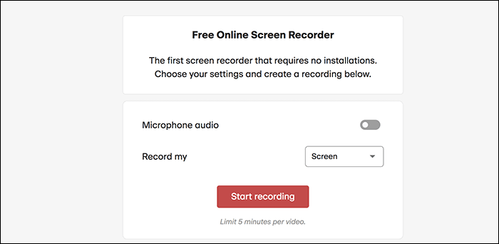 wieldop gratis online schermrecorder