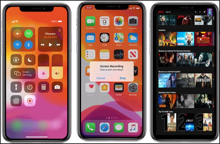 Netflix opnemen op iPhone met schermopname