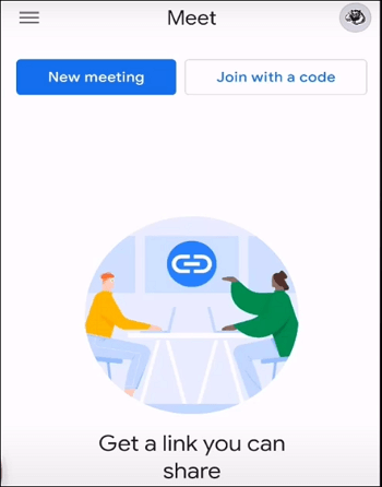 Deelnemen aan Google Meet op Android