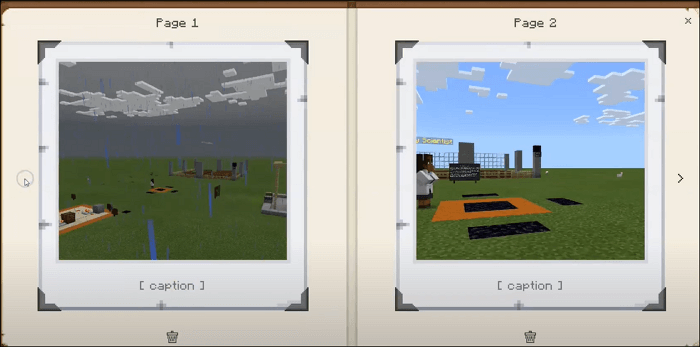 Screenshot in Minecraft Education-editie