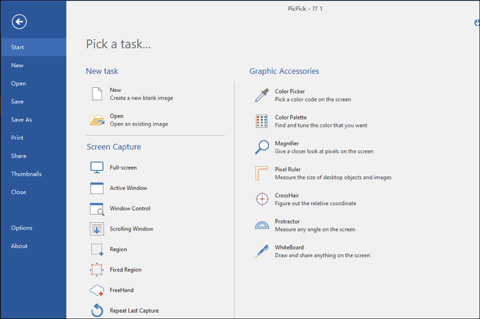 Knipprogramma - picpick