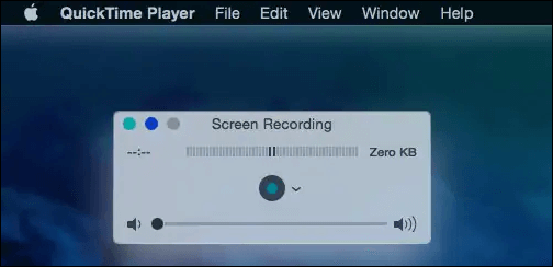 QuickTime Player Zoom audio opnemen