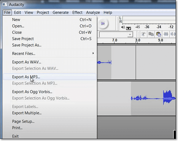 Audio opnemen op Windows 10 in Audacity