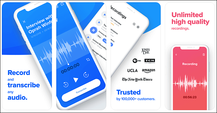 rev voice recorder memo's voor iphone