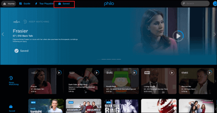 vind de opgeslagen video's