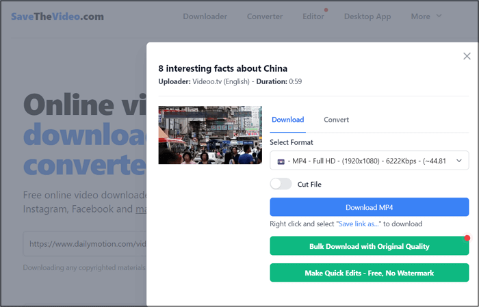 SaveTheVideo Video Downloader