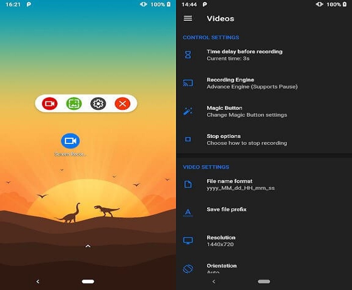 app voor game-audio-opname voor Android